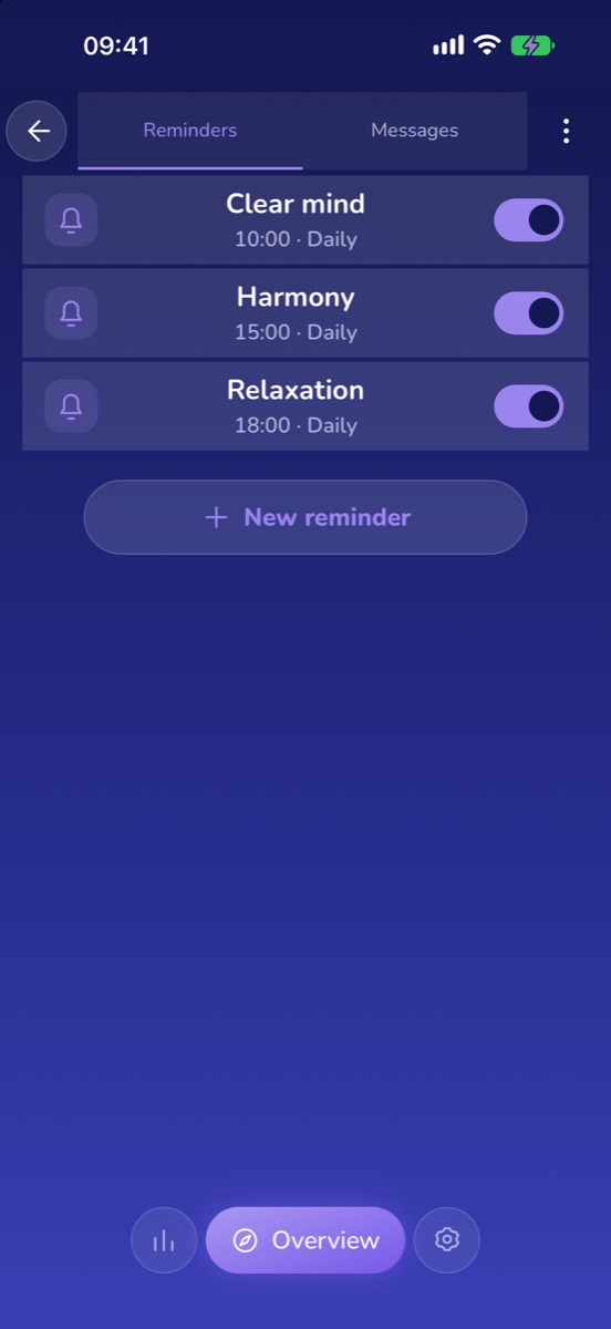 Daily reminders